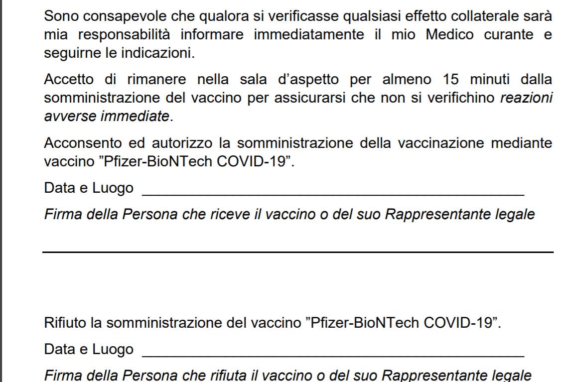 Vaccino Covid Come Fare Per Richiederlo Il Modulo Di Consenso Da