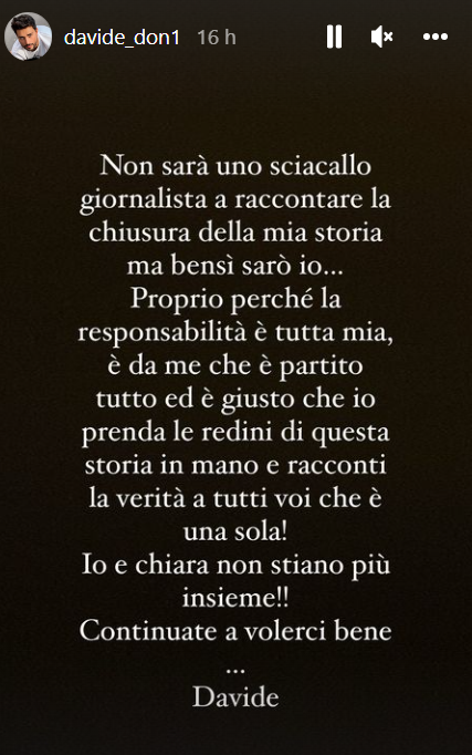 Perch Davide Donadei E Chiara Rabbi Di Uomini E Donne Si Sono Lasciati