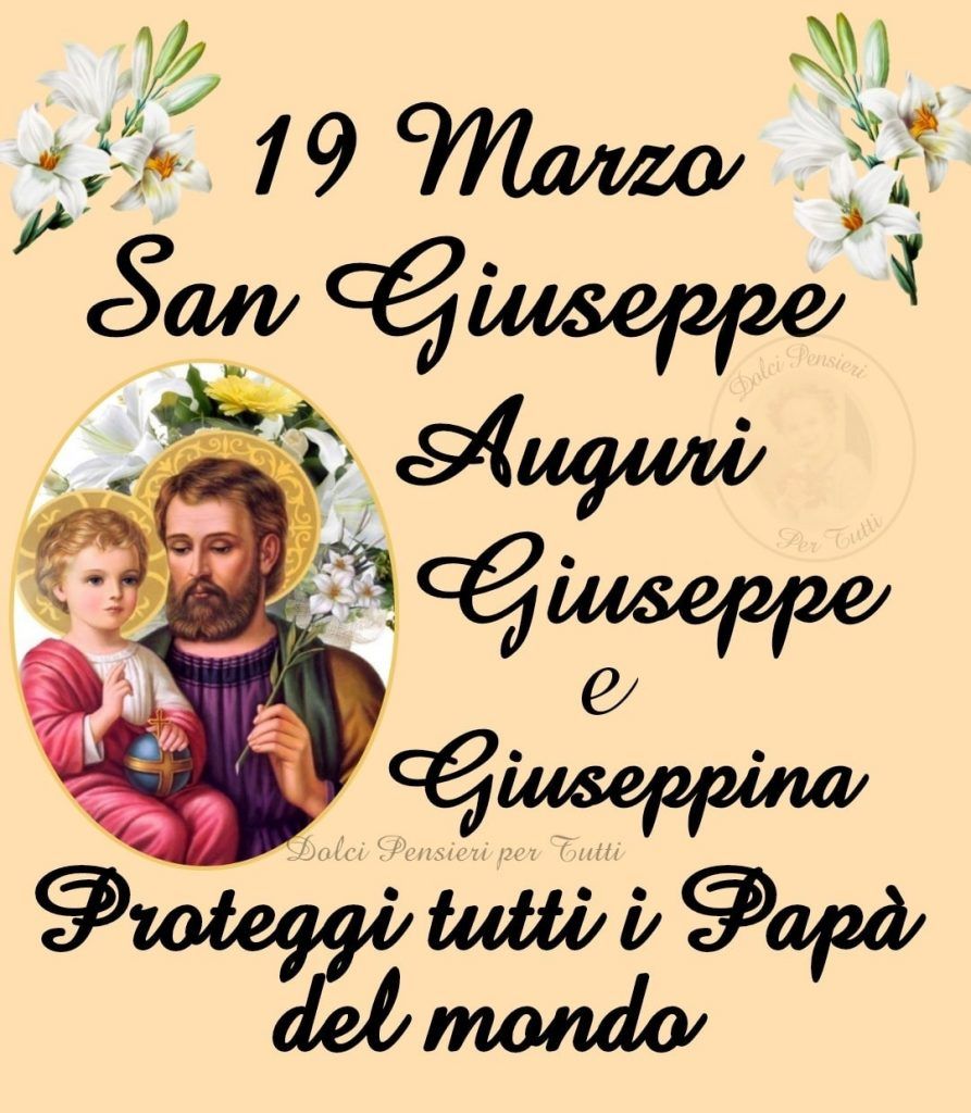 Frasi San Giuseppe: le immagini e gli auguri da inviare il 19