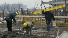 Operai al lavoro in un cantiere finanziato con il superbonus 110