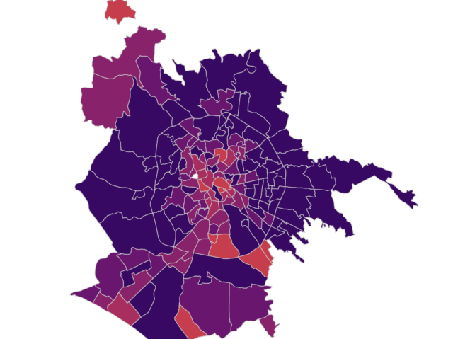 Coronavirus A Roma, La Mappa Dei Contagi Quartiere Per Quartiere. Ecco ...