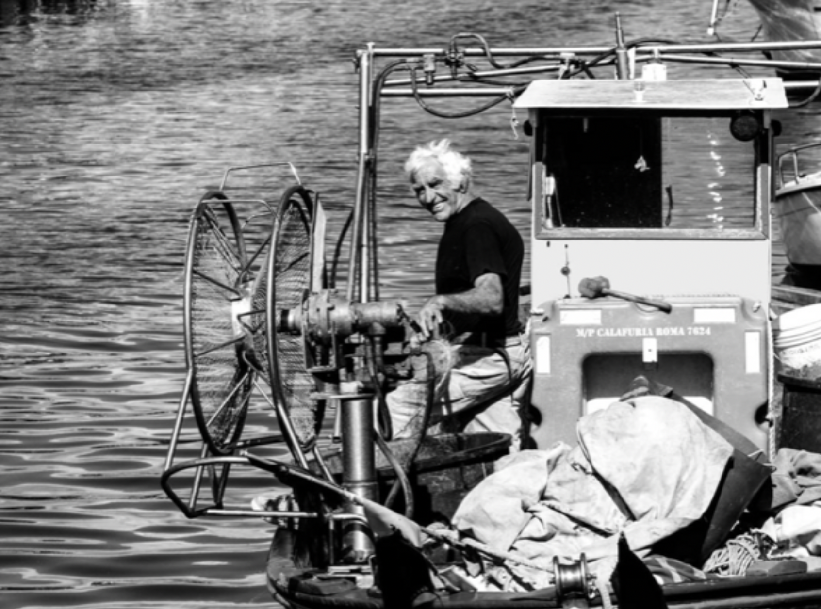 Michele Migliore il decano dei pescatori del Borghetto di Ostia