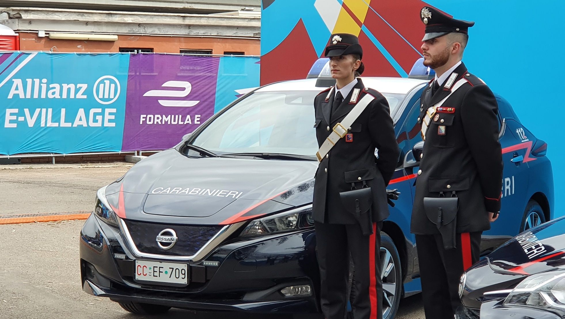 Carabinieri alla Formula E di Roma