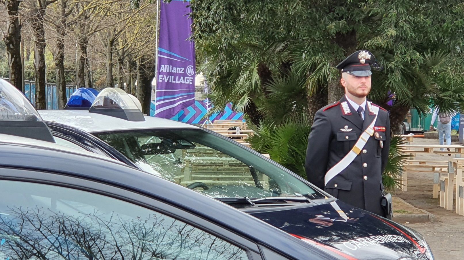 Carabinieri alla Formula E di Roma