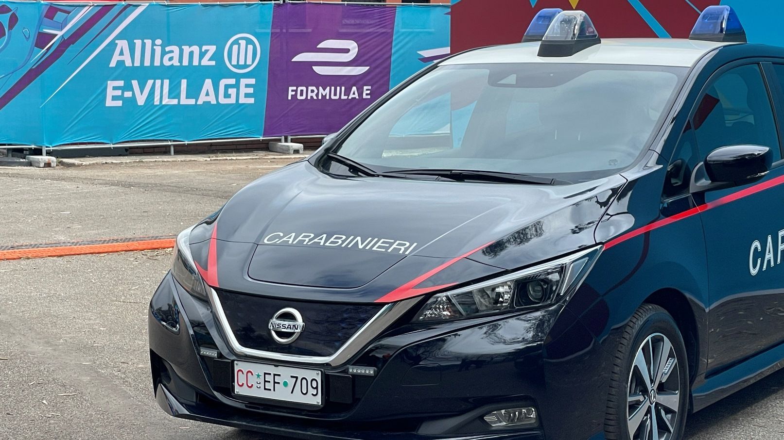 Carabinieri alla Formula E di Roma