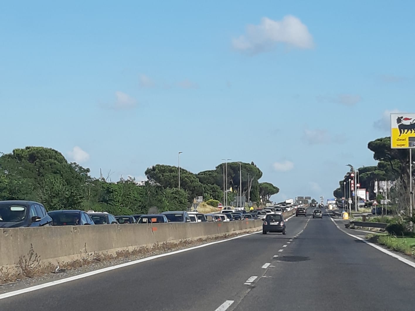 Incidente Pontina 29 maggio - traffico