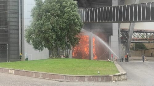 incendio impianto malagrotta