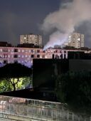 Incendio palazzina Tor Bella Monaca