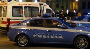 Polizia e ambulanza Roma
