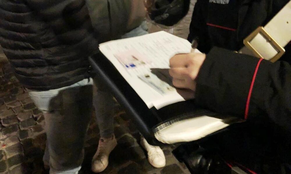 Carabinieri a Roma per i controlli sulla movida