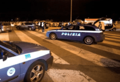 Polizia notte Ostia