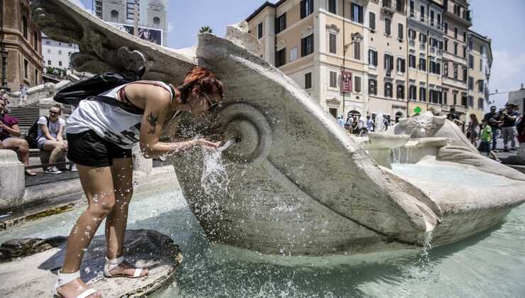 Ondata di caldo a Roma