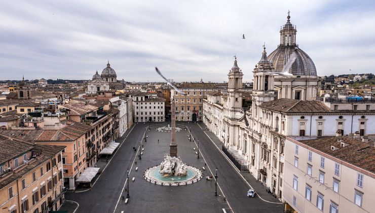 Veduta dall'alto di Piazza Navona