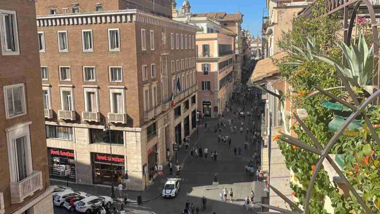 via del Corso a Roma