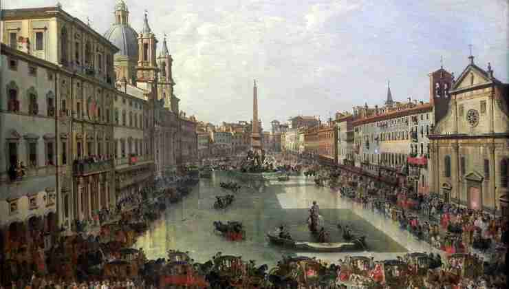 Lago di Piazza Navona di Giovanni Paolo Pannini