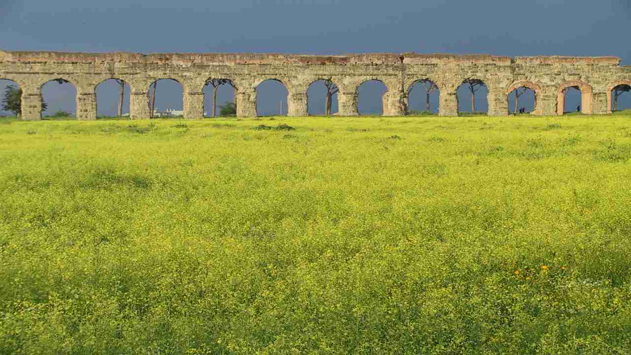 Descrizione del funzionamento degli antichi acquedotti romani, terminologia e funzione pubblica delle strutture in oggetto.