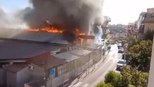 Incendio Roma oggi