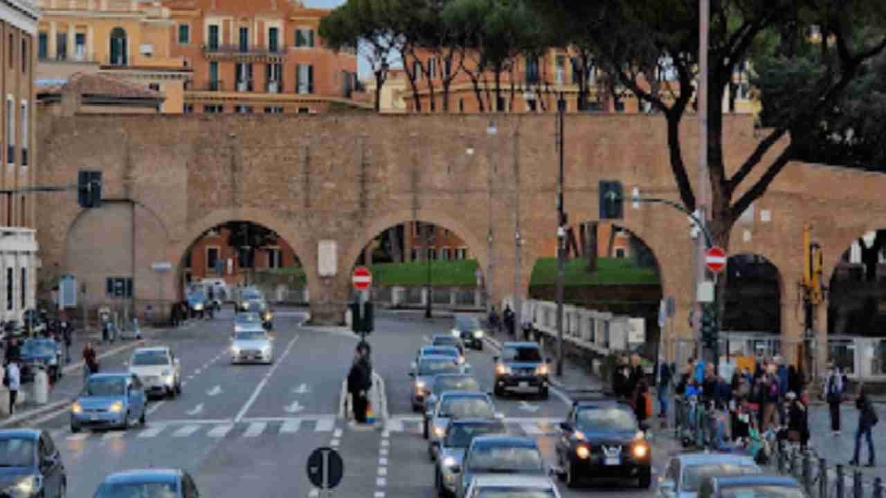 Piazza Pia a Roma