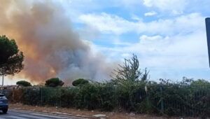 Incendio Pomezia