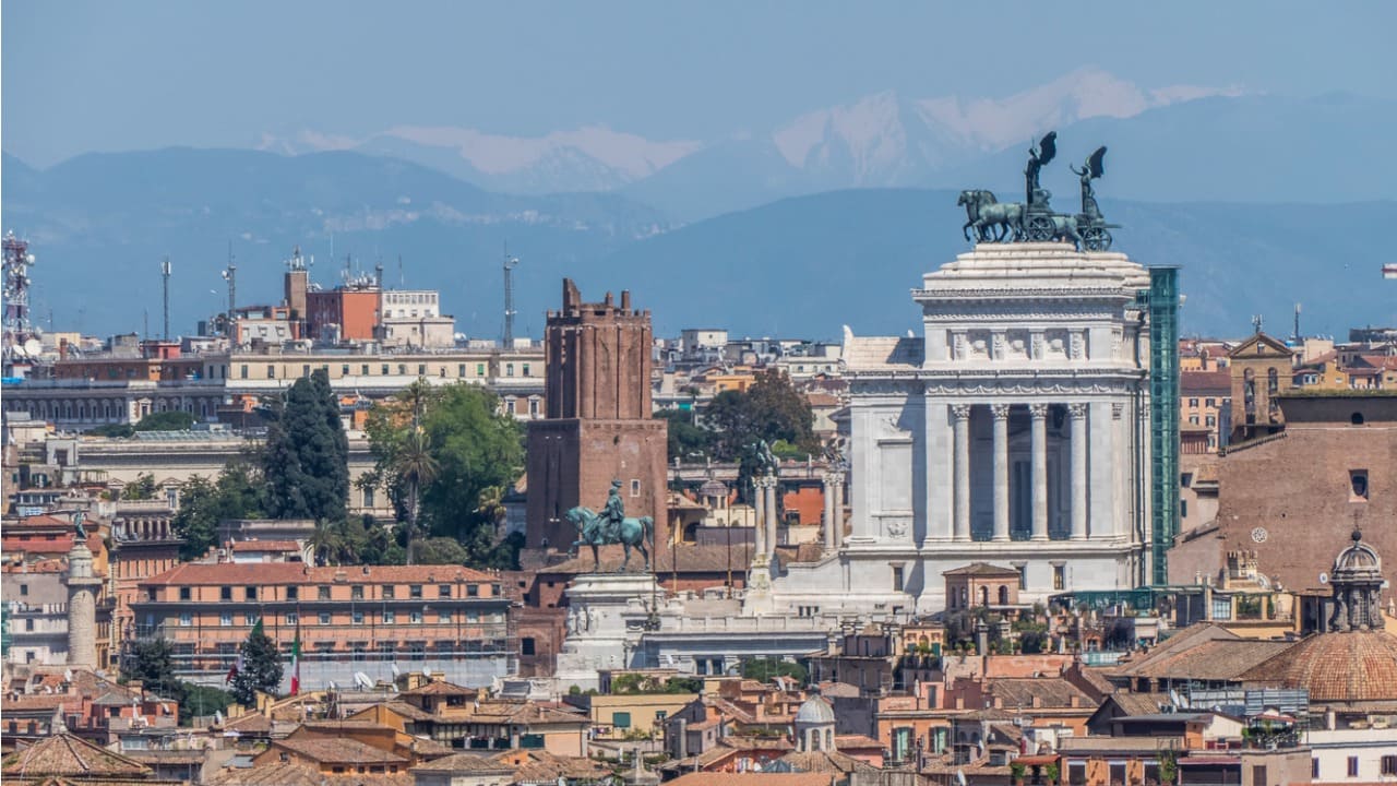 Veduta aerea Roma