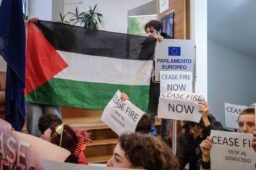 Attivisti Palestina Parlamento Europeo