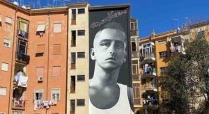 Eros Ramazzotti murales Lamaro