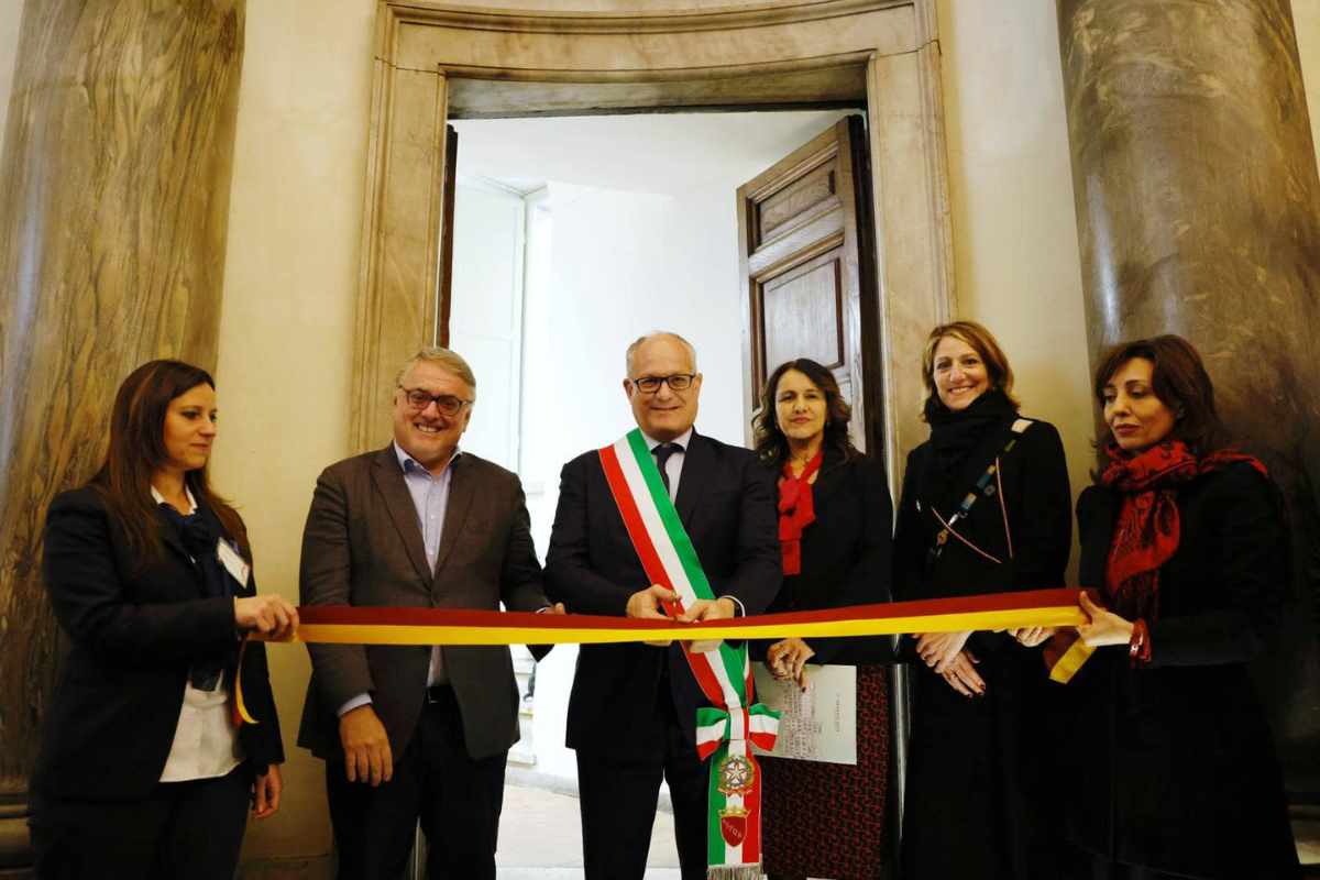 Inaugurazione dell'aula studio a Palazzo Braschi