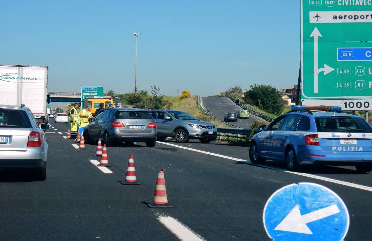 Chiusure a Roma sul Grande Raccordo Anulare per incidente