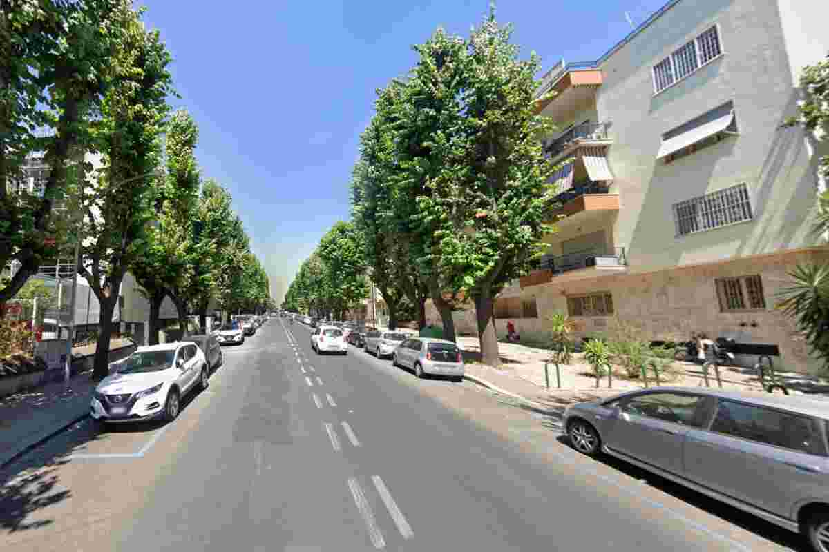 Viale Umberto Tupini all'Eur