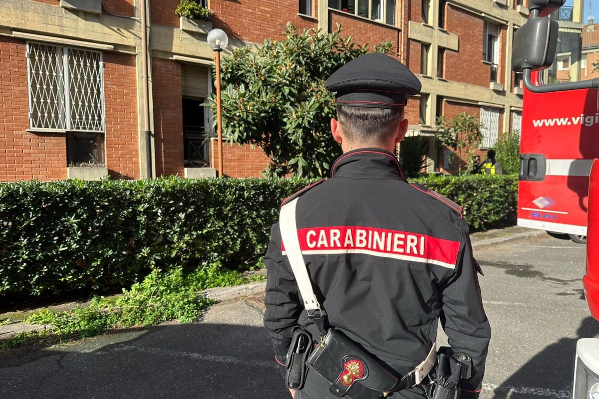 Incendio appartamento quartiere Alessandrino