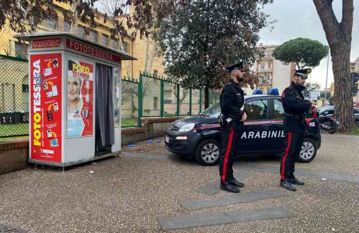 Carabinieri a Tor Sapienza