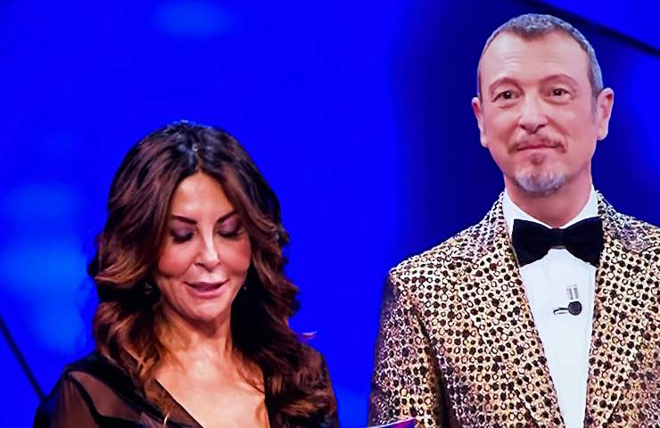 Amadeus e Sabrina Ferilli sanremo 2024