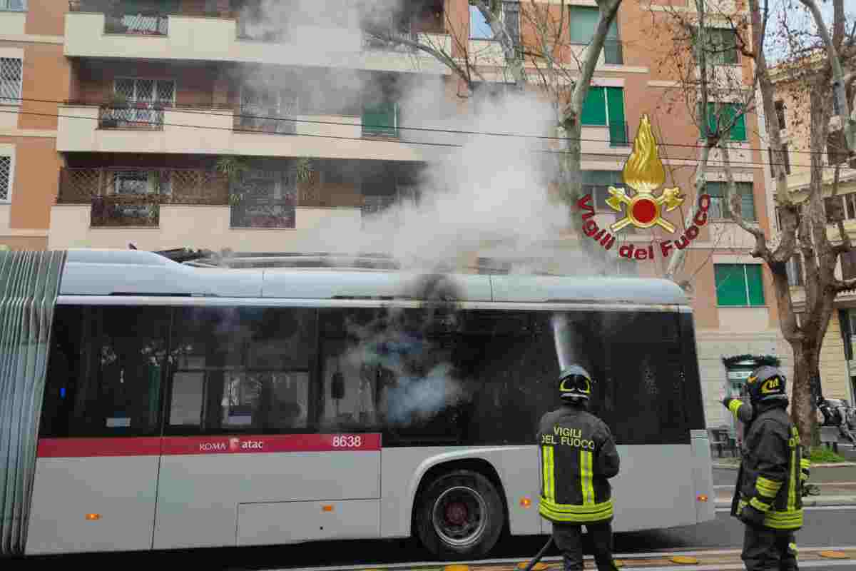 bus a fuoco