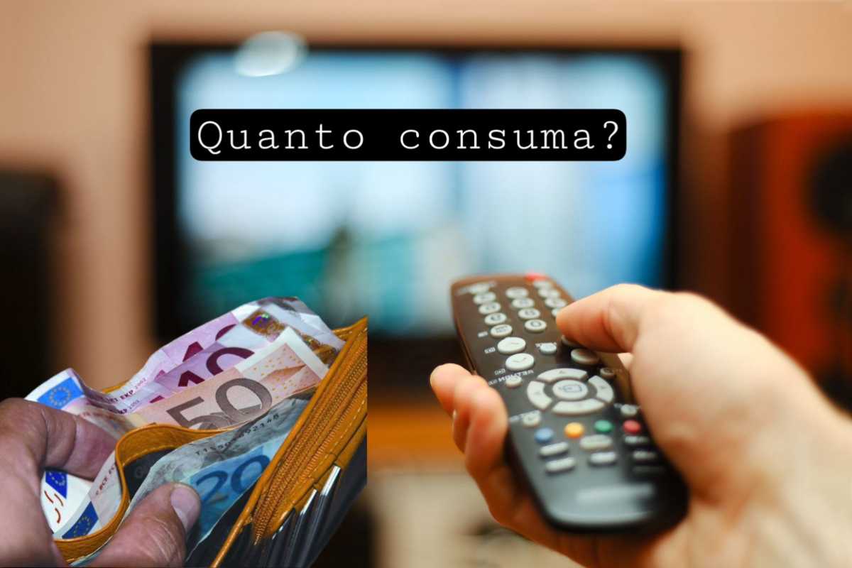 quanto costa tenere la tv accesa tutto il giorno