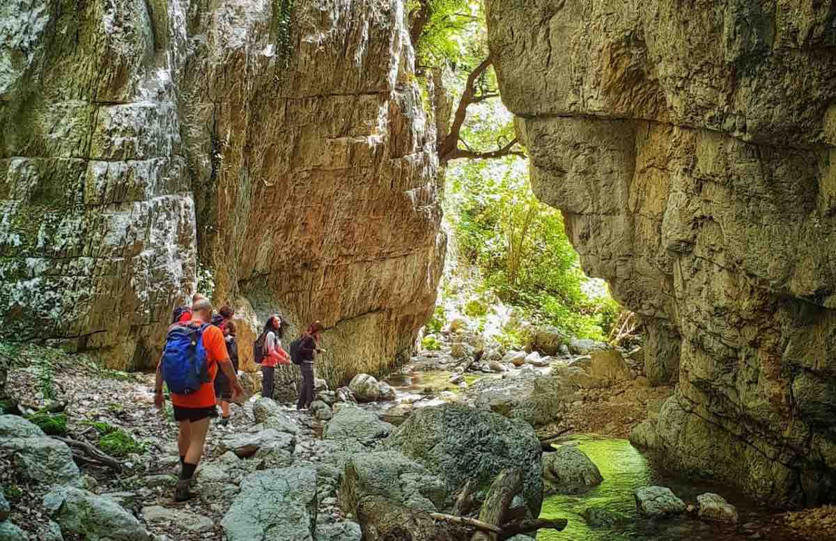 Gole Lacerno cascate