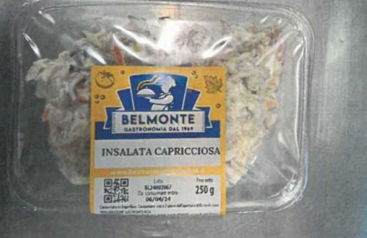 Insalata lotti ritirati per richiamo fisico