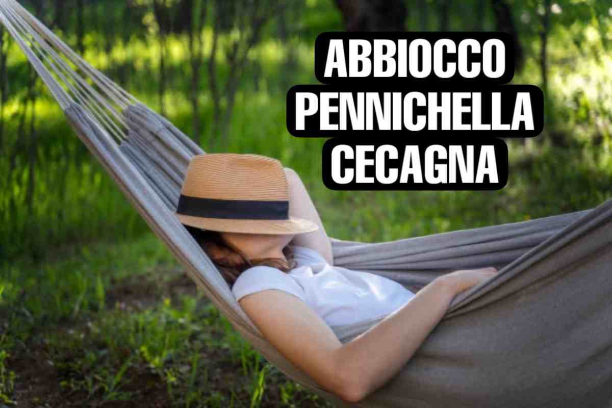 Penichella, abbiocco, cecagna