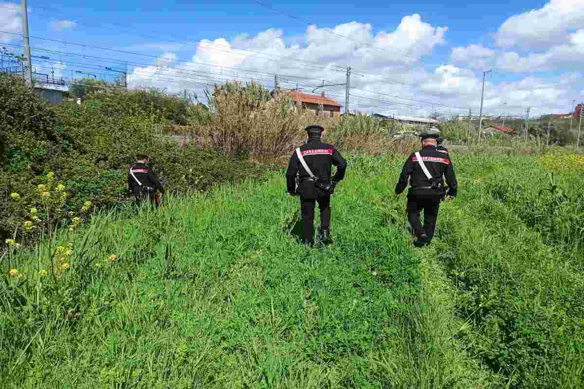 Carabinieri a Ponte Galeria