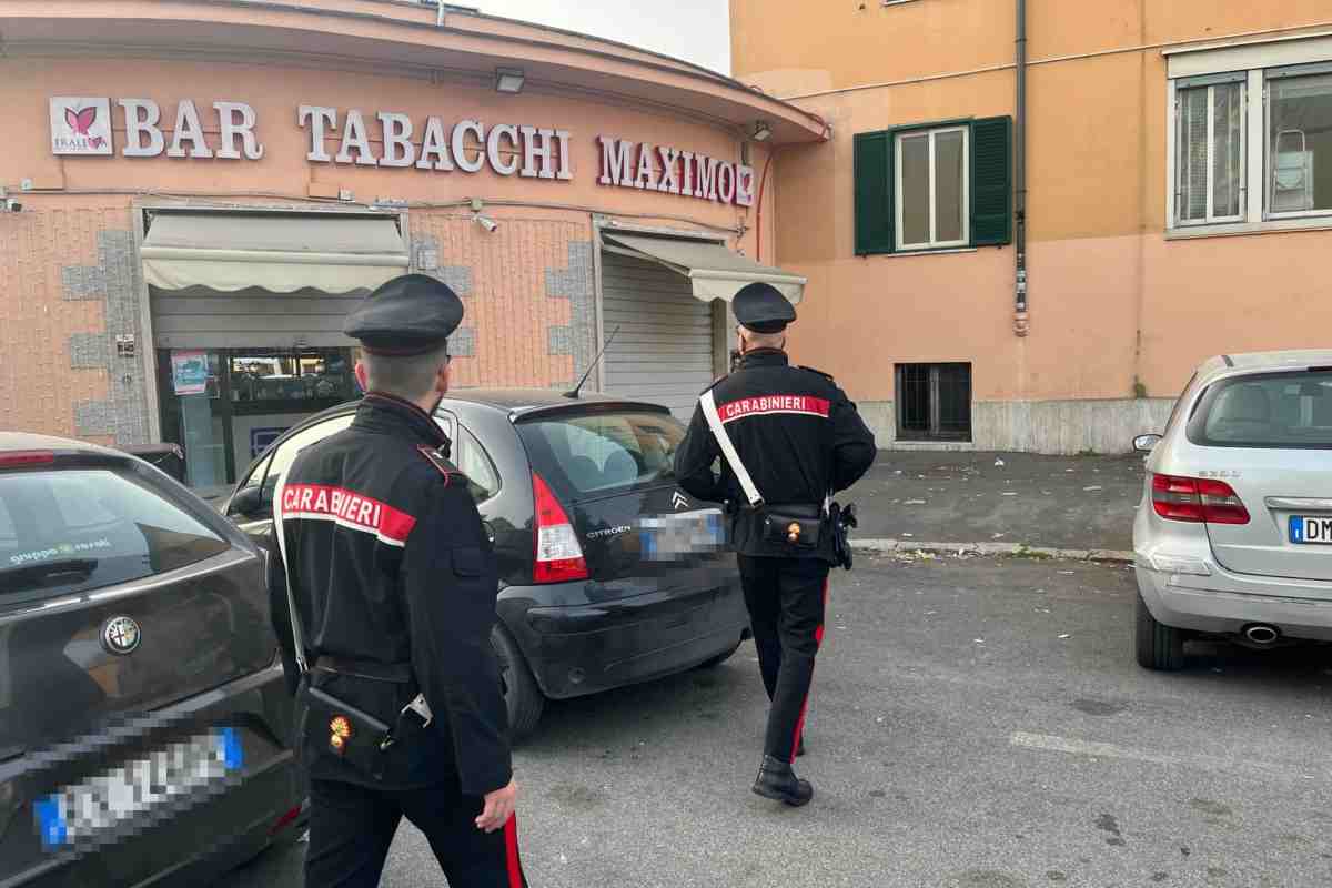 Carabinieri spari roma quarticciolo