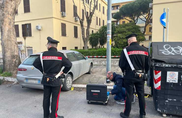 Carabinieri spari roma quarticciolo