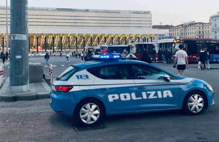 Polizia a Roma Termini