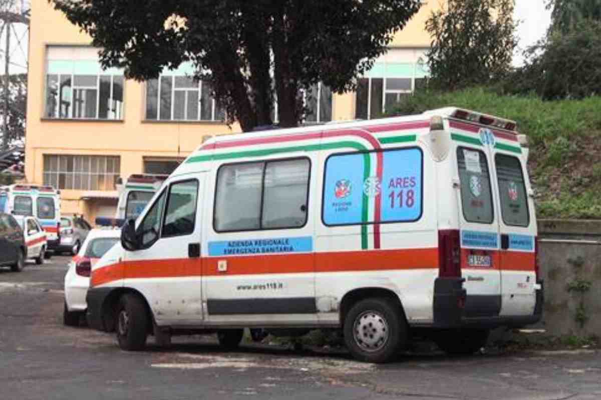 Ambulanza a Frosinone