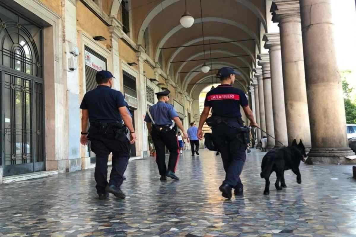 controlli carabinieri a Termini