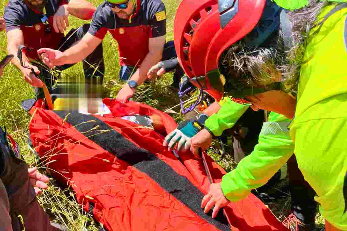 Ciclista soccorso a Palombara Sabina