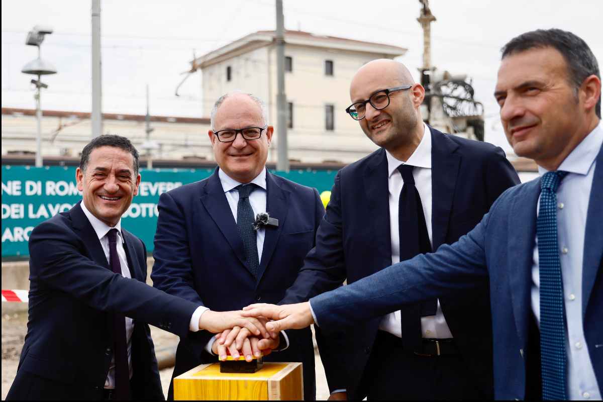 Fabrizio Ghera e Roberto Gualtieri inaugurano i nuovi lavori della Stazione Trastevere