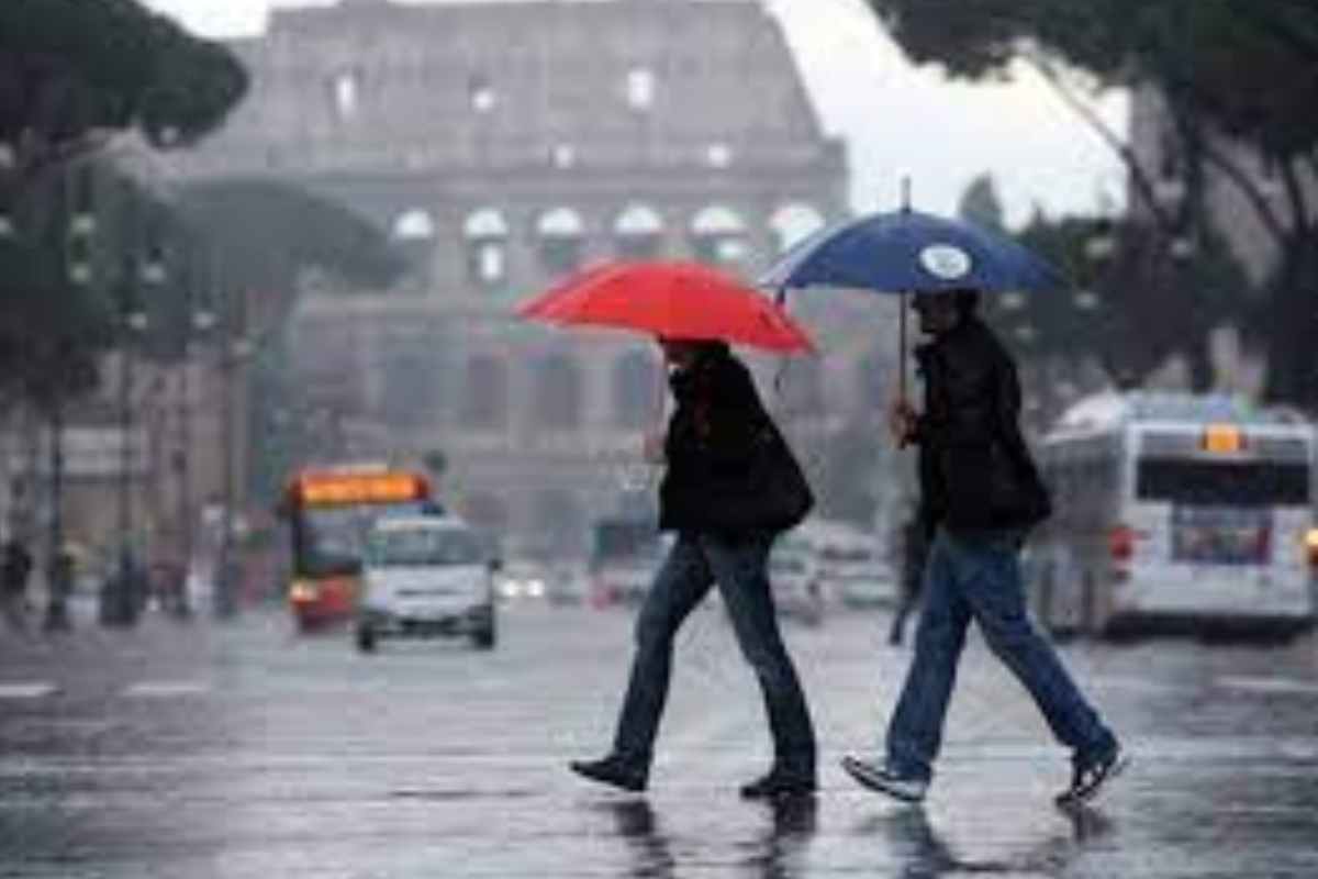 Pioggia a Roma