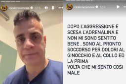 simone cicalone aggredito in metro