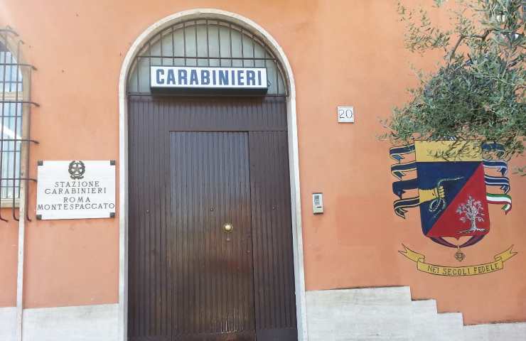 L'intervento dei Carabinieri di Montespaccato