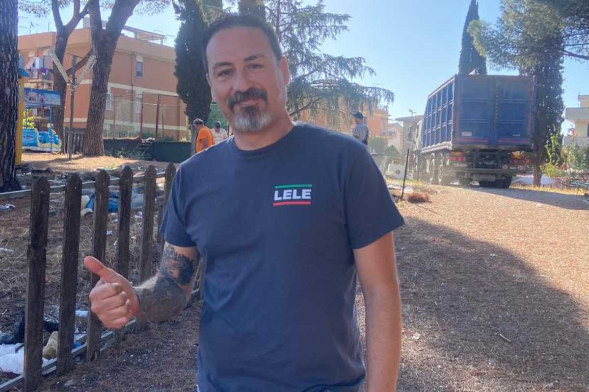 Emanuele Licopodio al Parco di Via Celio Caldo