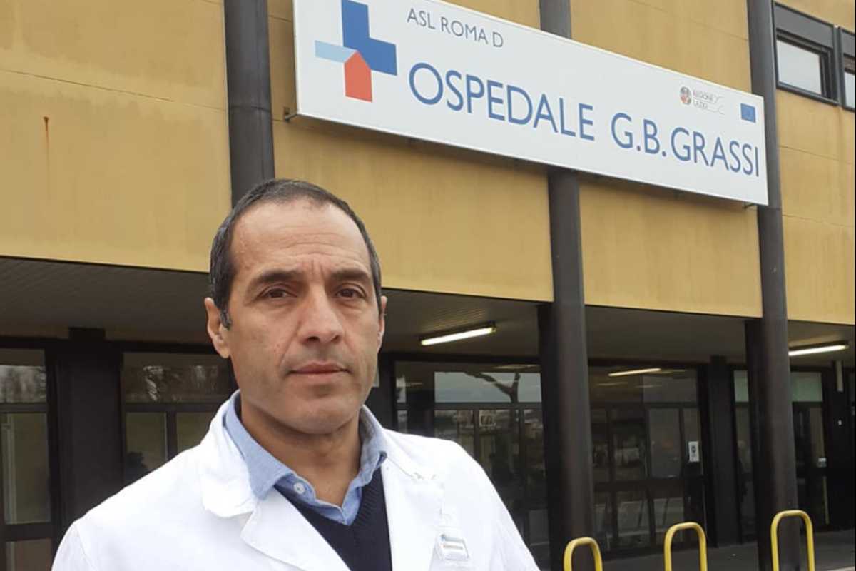 Foto di Giuseppe Conforzi all'Ospedale Grassi di Ostia